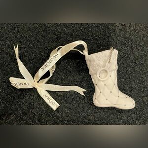 Pandora 2012 Christmas Stocking Ornament Boot